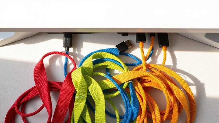 color coded department cables