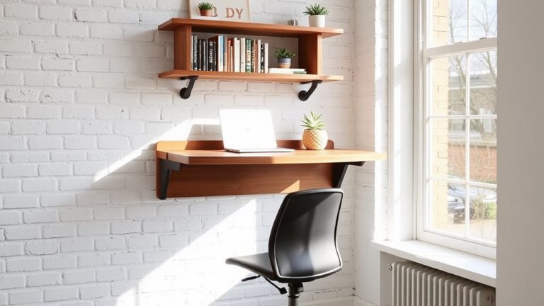 compact desks maximizing small spaces