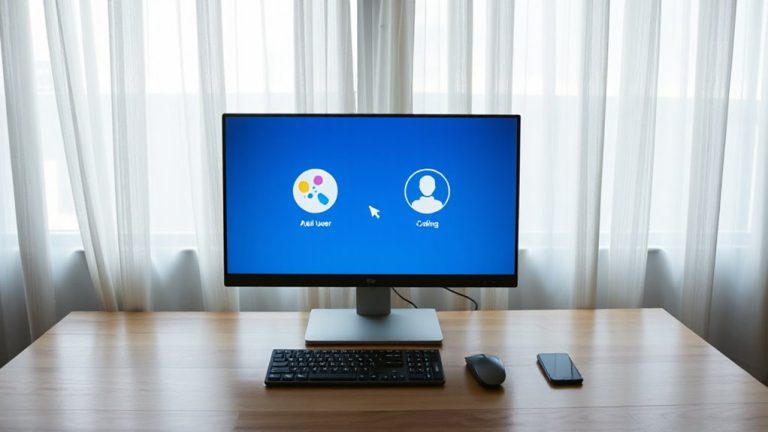 create separate user accounts