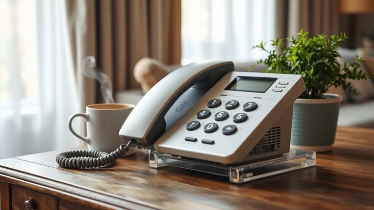crystal clear corded home phones