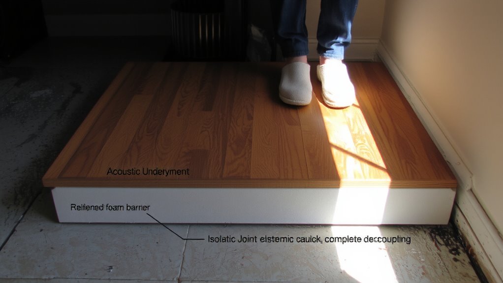 decoupling reduces impact noise