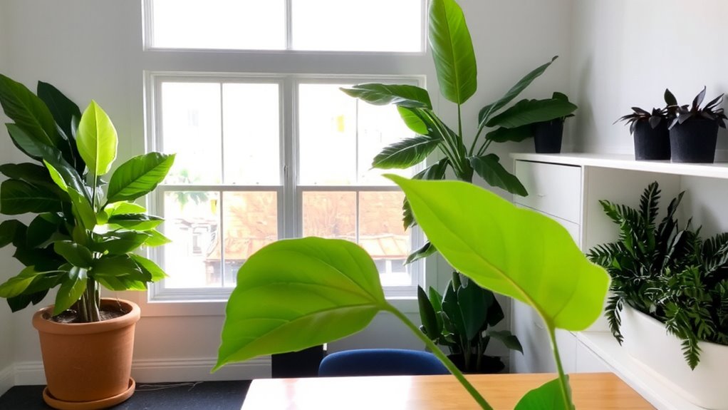 dense foliage reduces echo