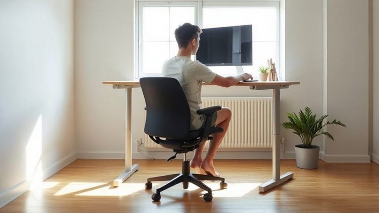 desk height and posture