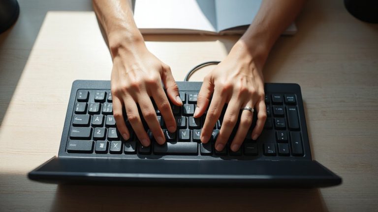 desk height and wrist alignment