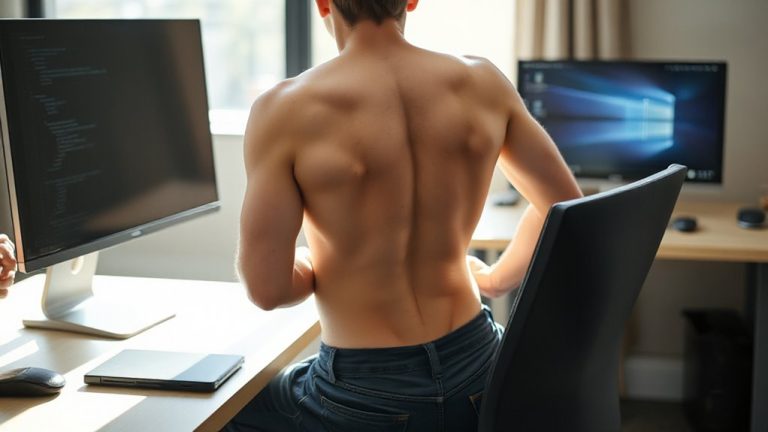 desk work spinal misalignment
