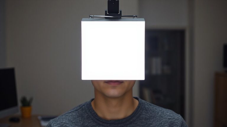 diffuser box lighting setup
