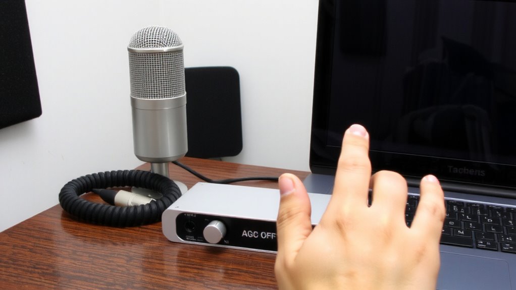 disable agc for clean audio