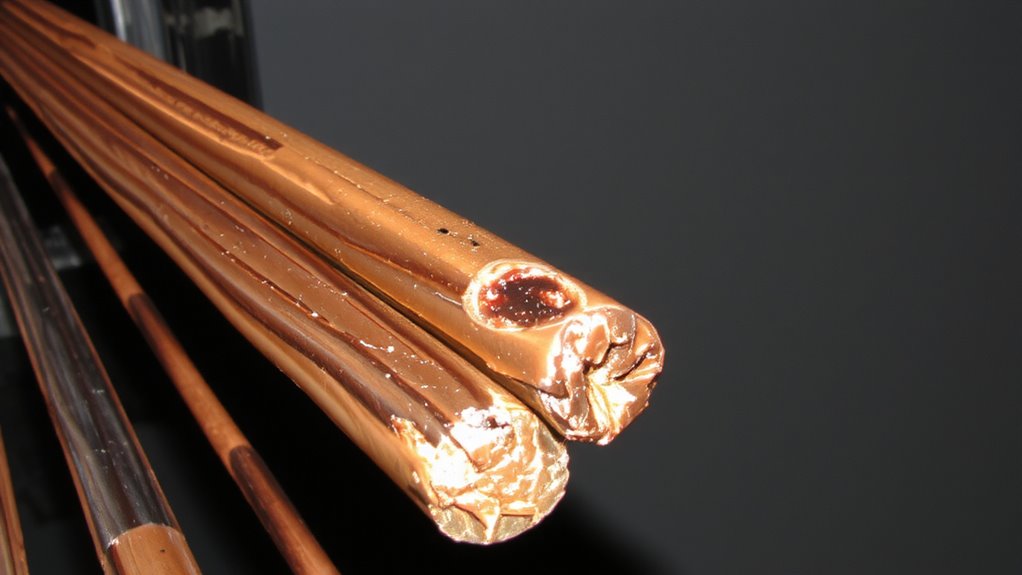 discolored wires signal danger