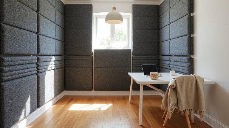 diy acoustic office nook
