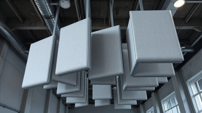 diy ceiling sound baffles