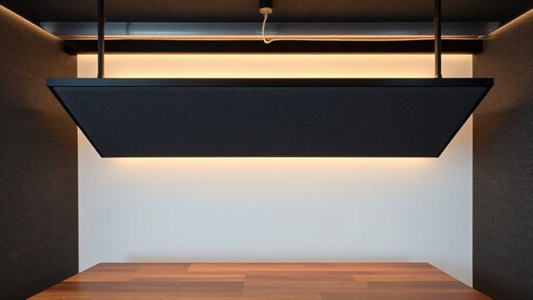 diy desk acoustic canopy