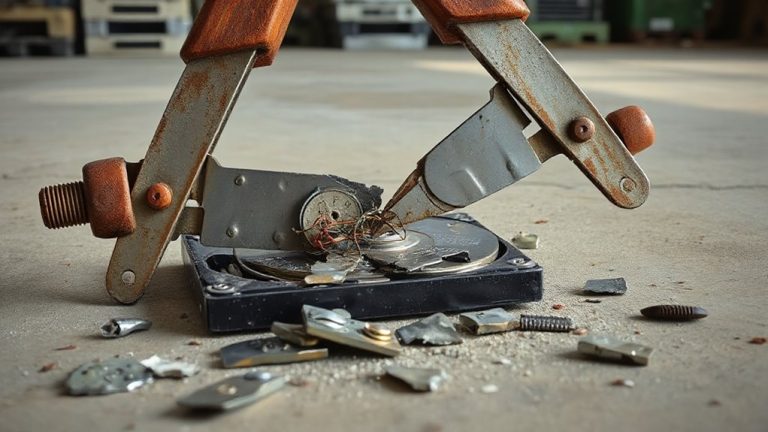 diy hard drive destruction