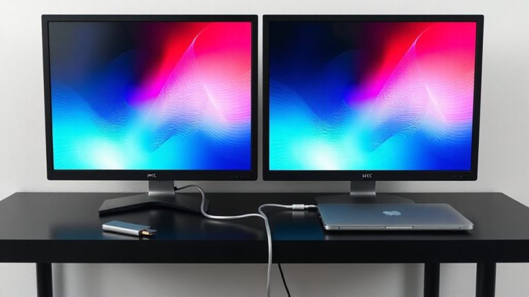 dual 4k mst display setup