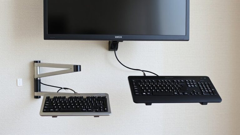dual keyboard height adjustment solution