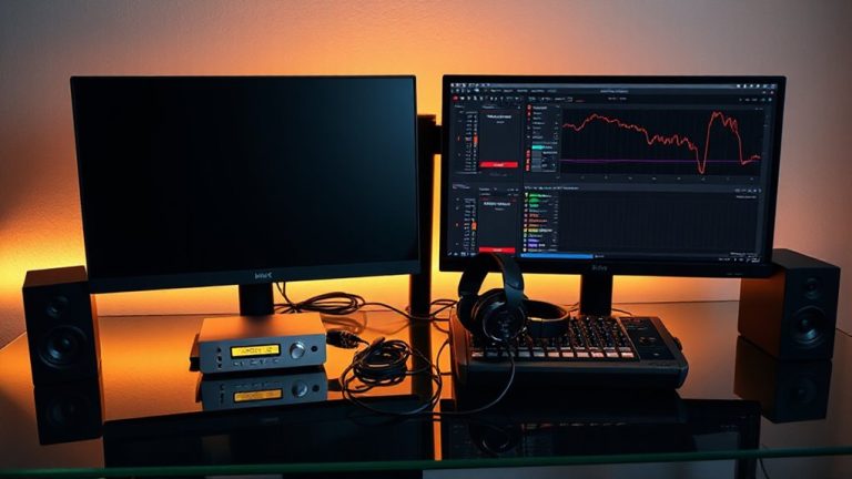 dual monitor audio setup