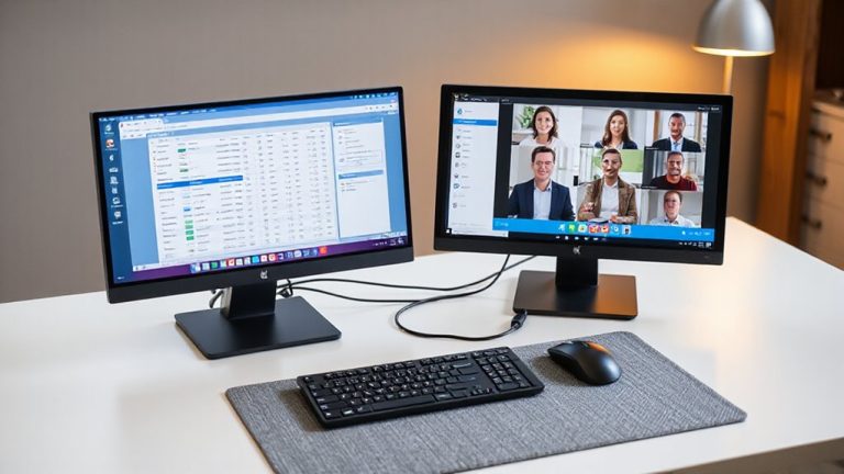 dual monitor crm setup