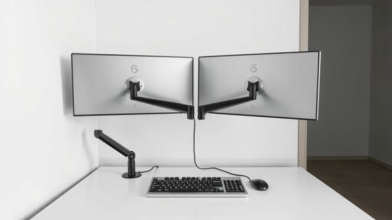 dual monitor space optimization