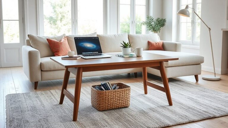dual purpose coffee table desk