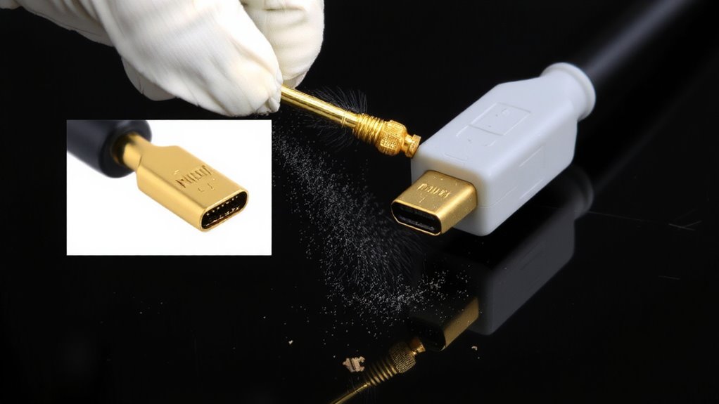 dust causes connection degradation