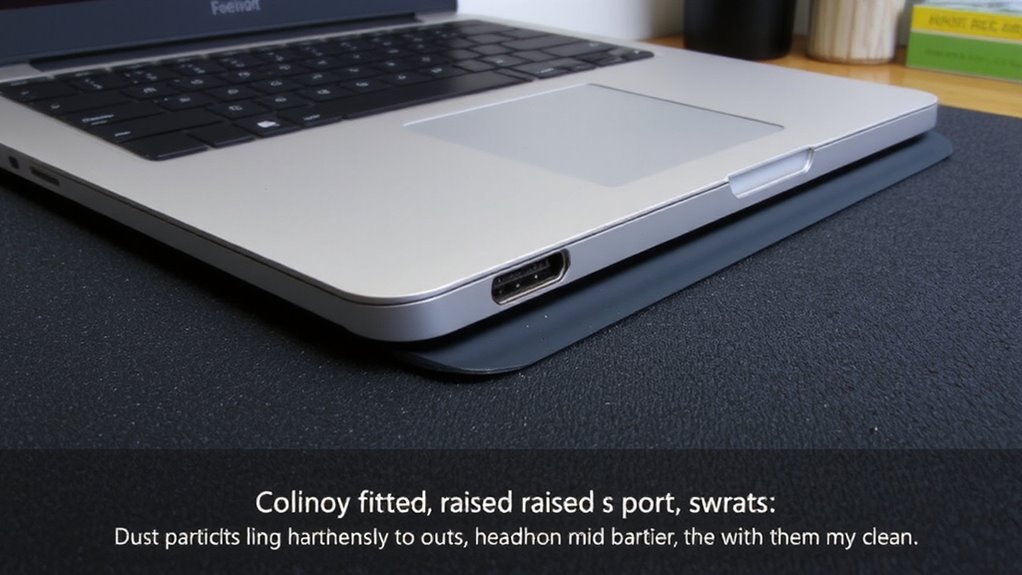 edging blocks port dust