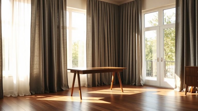 elegant light blocking home office curtains