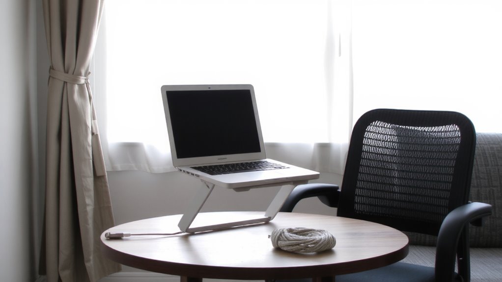 elevate screen use external keyboard