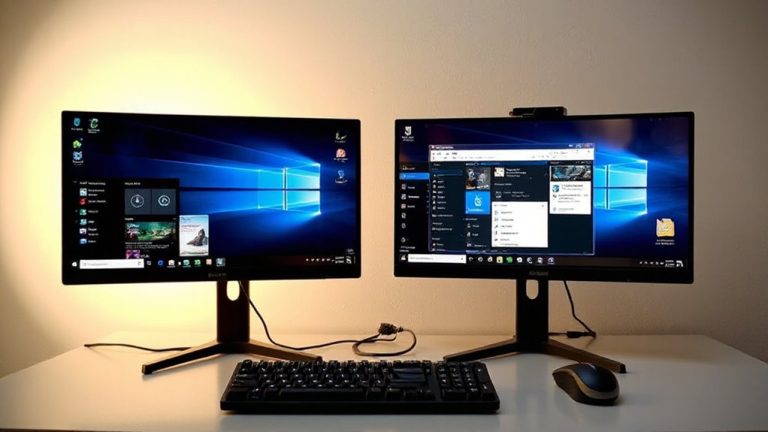 enable dual monitor spanning