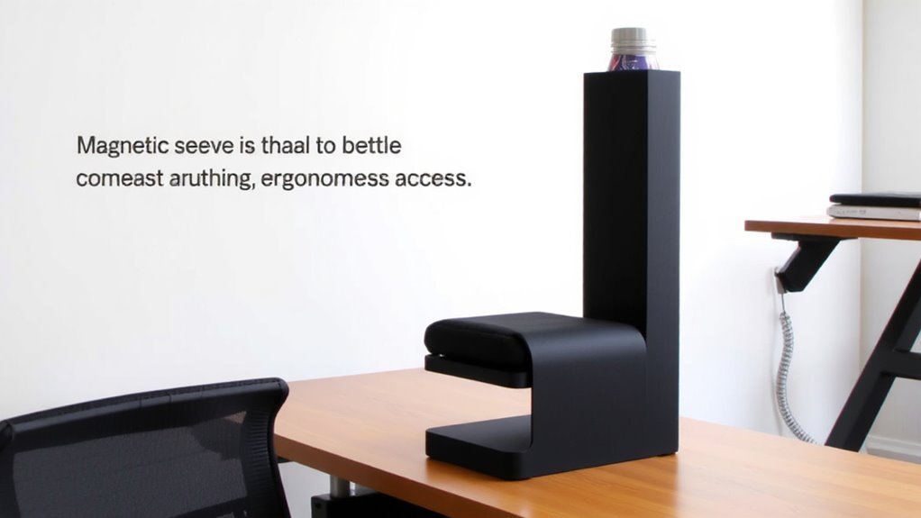 ergonomic accessory placement solution