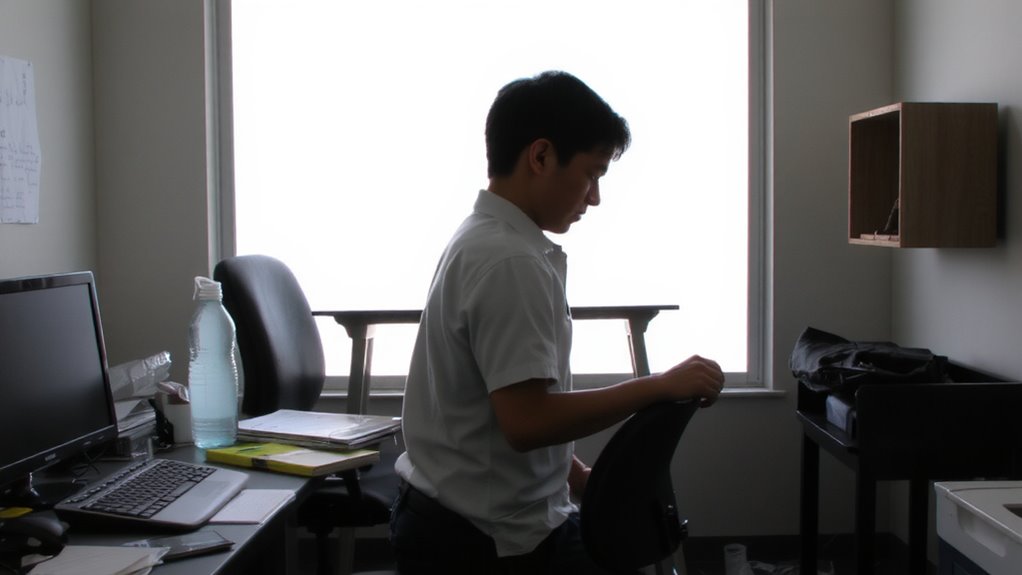 ergonomic chairs and standing desks