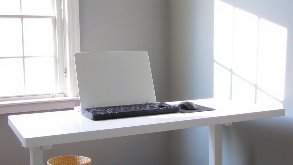 ergonomic standing desk features