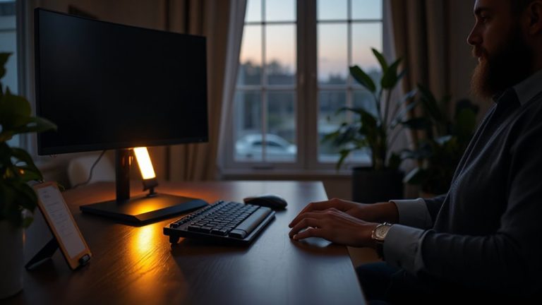 ergonomics reducing eye strain