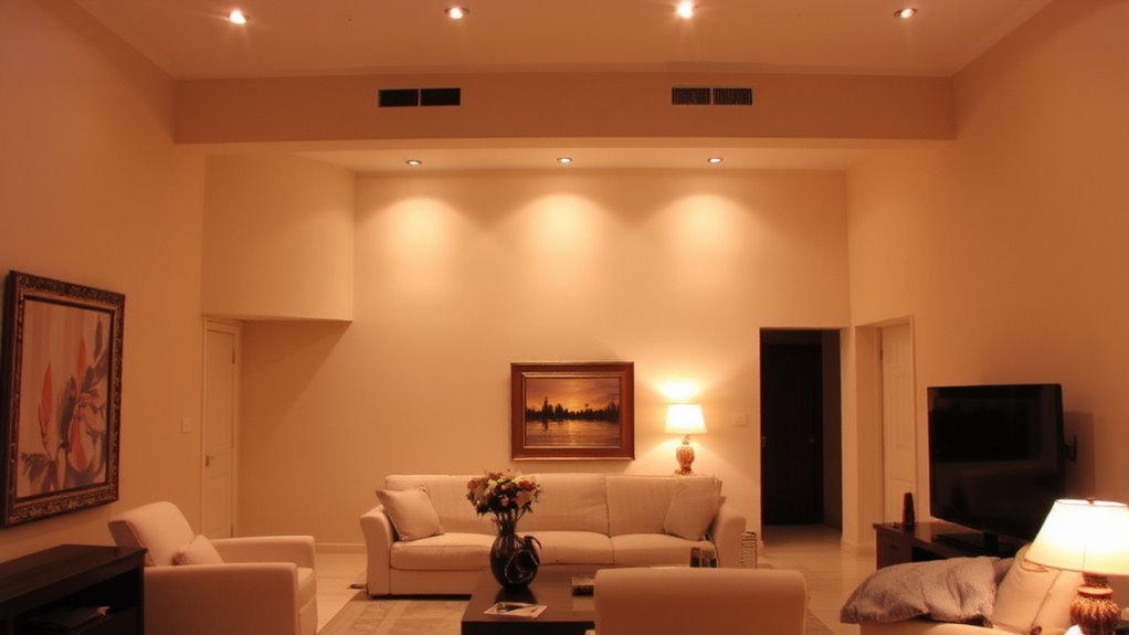 even lighting enhances comfort