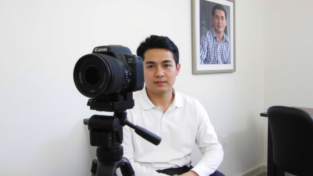 eye level camera positioning