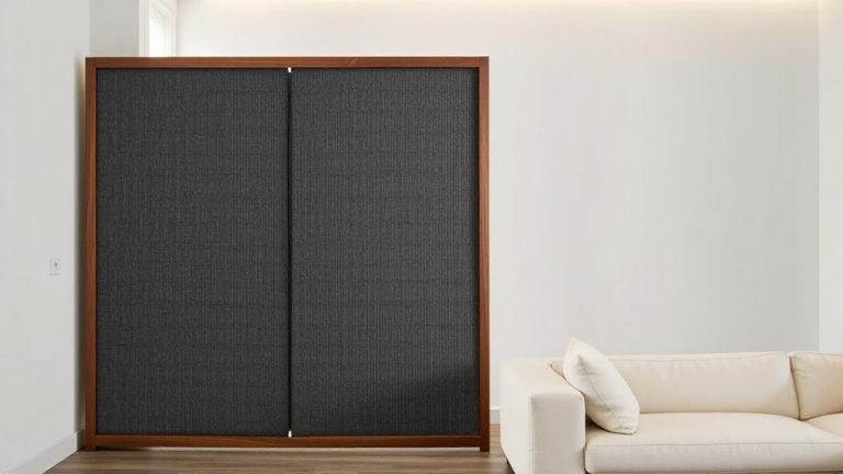 fabric and mineral wool divider