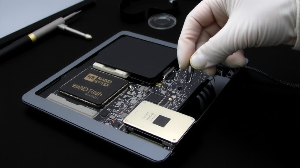 firmware caches retain traces
