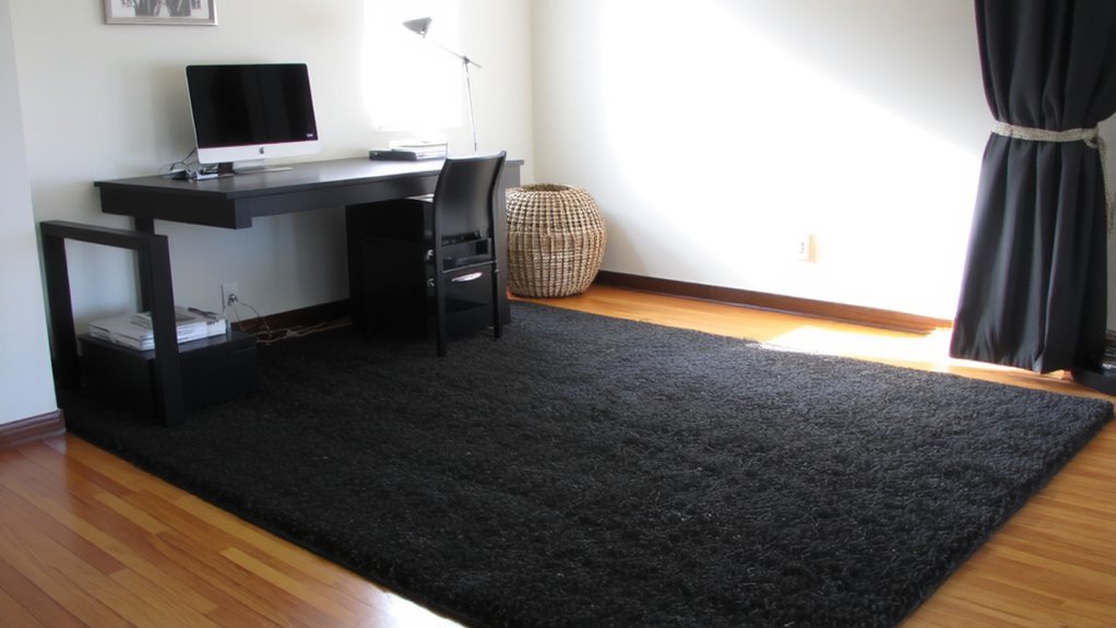 flat weave wool rugs reduce glare