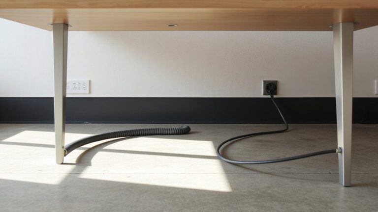 floor cable duct installation