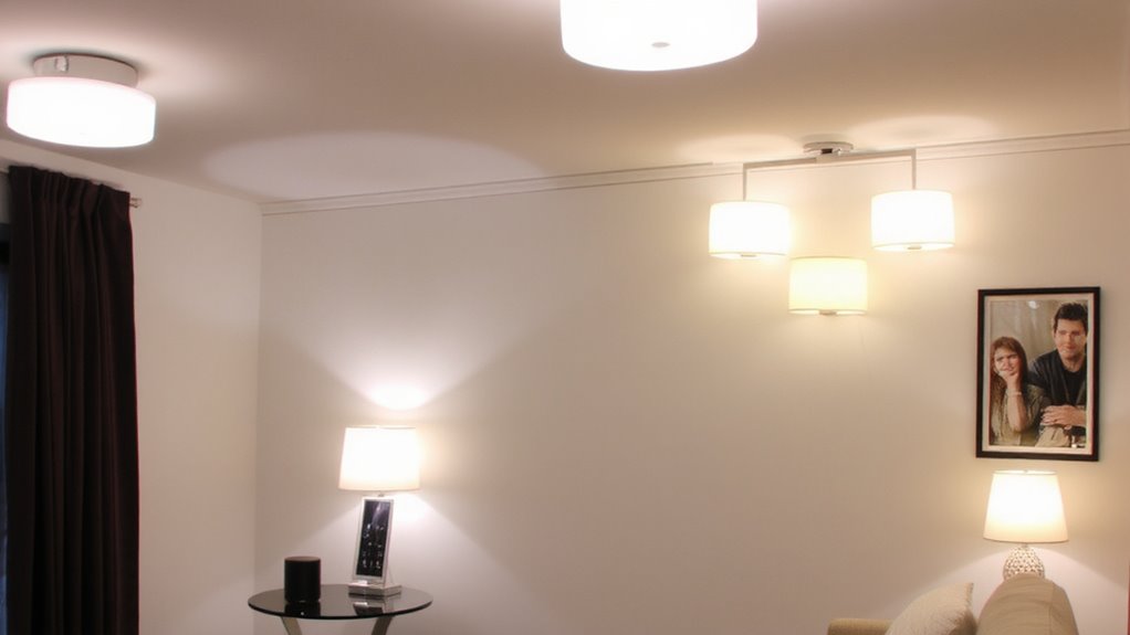 group lights by room