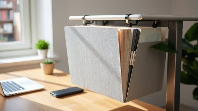 hanging file desk organizer