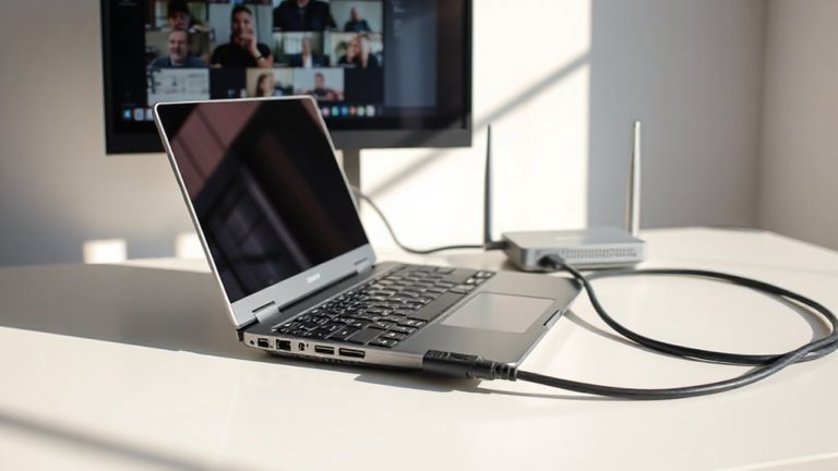 hardwiring laptops for stability