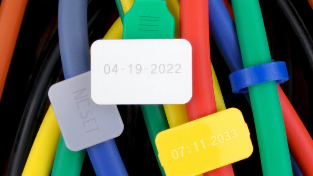 heat shrink labels with dates