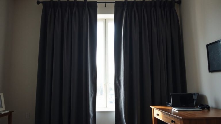 heavy curtains for noise reduction