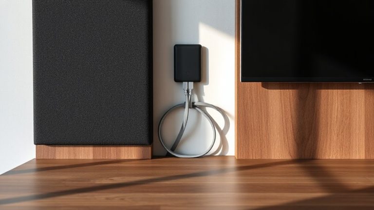 hide cords behind panels