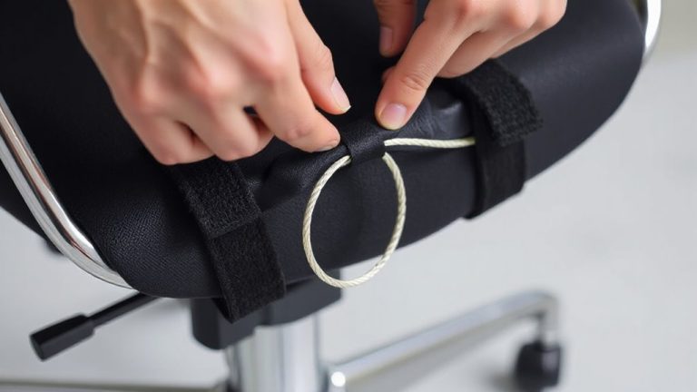 hook and loop chair base straps