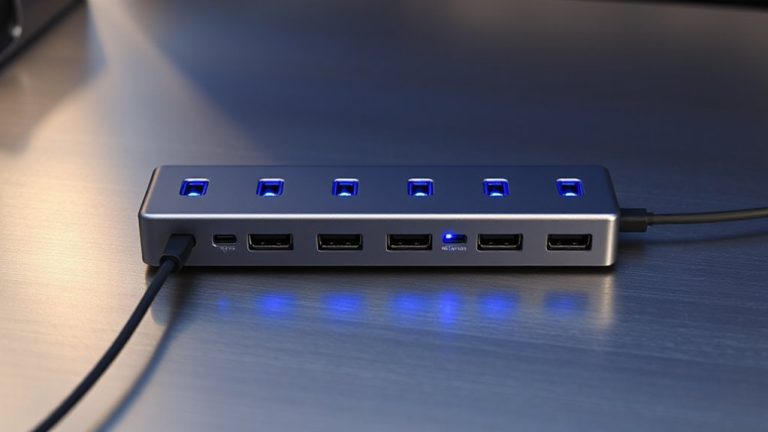horizontal stacking usb hubs