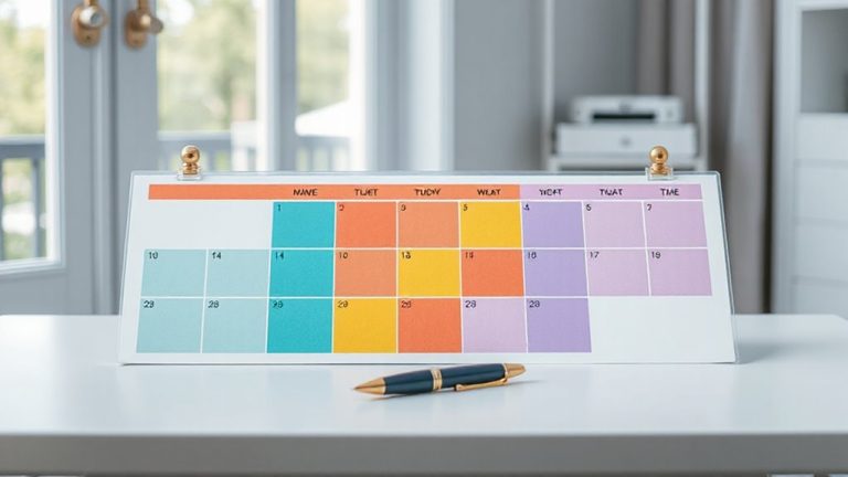 hybrid remote worker calendar templates