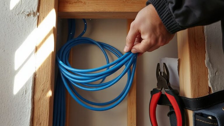 in wall ethernet installation