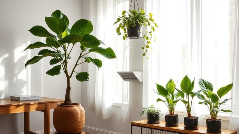 indoor plants improve air quality