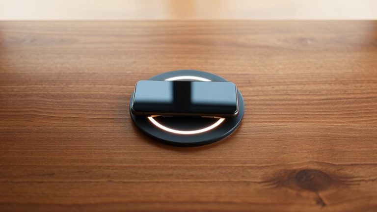 inductive charging desk safety
