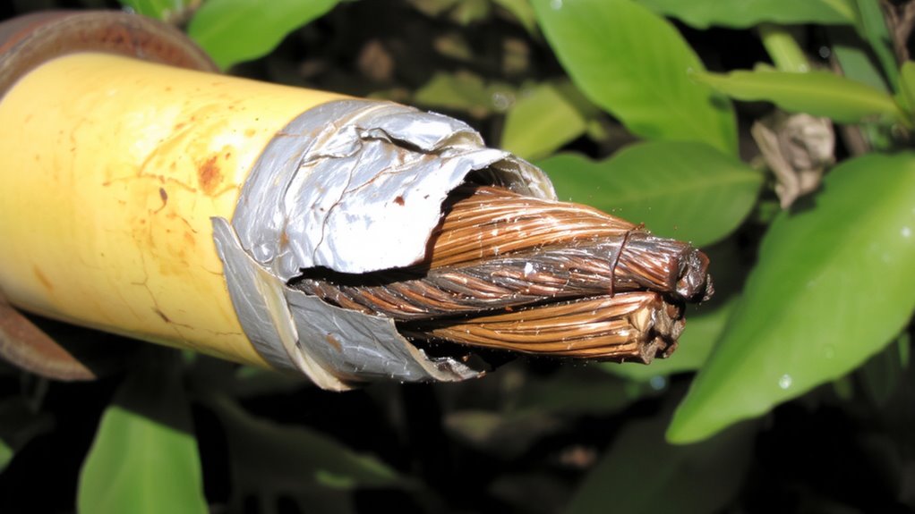 inspect cables for sun damage